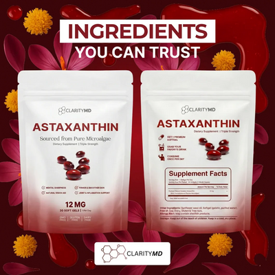 ClarityMD - Astaxanthin 12mg Softgels